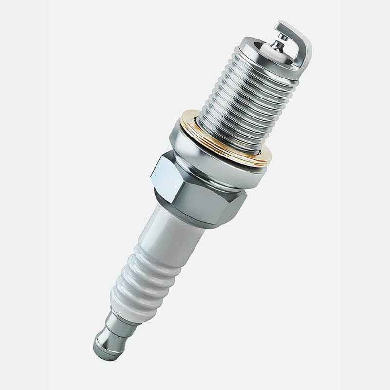 Car spark plug isolated on white background 3d motors_placeholder